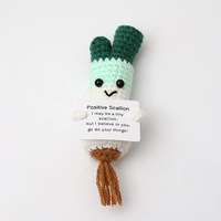 Muñeca China de Ganchillo Hecha a Mano con Forma de Pepino y Patata, con Energía Positiva