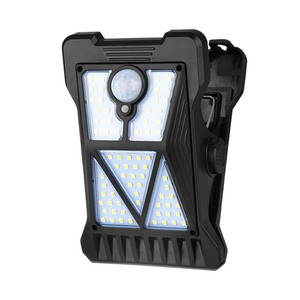 Lámpara Solar Impermeable IP65, Luz de Jardín con 3 Modos de Sensor, Luz Solar con Clip para Exteriores, para Patio Trasero, Garaje, Jardín - Product Image 1