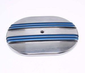 Filtro de Aire de Aluminio Billet de 12'' x 2'' con Centro Azul, Nuevo, Marca VA1890 - Product Image 2