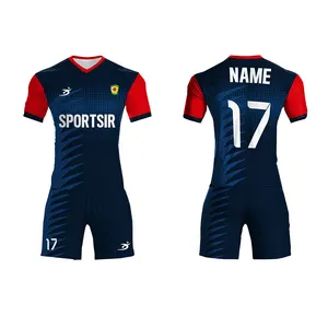3D Sublimation Fashion Soccer Uniform New Mens Soccer Uniform Football Jersey Man Shirts Soccer Wear Jersey