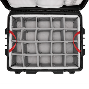 Étui rigide étanche personnalisé L215XH pour appareil photo, boîte à outils en plastique IP67 avec compartiment rembourré pour appareil photo <span class=keywords><strong>Canon</strong></span> EOS - Product Image 3