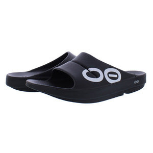 OOFOS OOahh Sandali Sportivi Unisex Colore: Nero/Bianco |   100% Autentico - Product Image 3