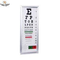 Équipement ophtalmique au prix d'usine, tableau de Snellen à LED, appareil d'acuité visuelle, optométrie, distance de test de 5 m, boîte à lumière pour tableau visuel