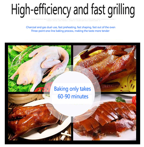 Four rotatif à charbon de bois 850A pour canard, porc, poulet, machine commerciale pour rôtir le ventre de porc, les canards, les poulets - Product Image 6