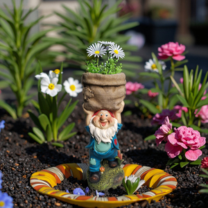 Scultura Personalizzata dei Sette <span class=keywords><strong>Nani</strong></span> in Resina Dipinta a Mano 3D per Decorazione Casa e Giardino di Jessyarts - Product Image 2