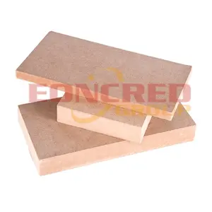 EONCRED 3mm 6mm 12mm 15mm 18mm 1220*2440mm Raw Plain Fibreboards Mdf