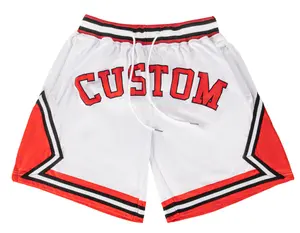 custom just do shorts sublimation don basketball shorts with zipper pocket