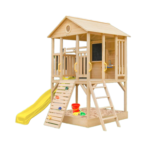 Commercio all'ingrosso moderno e personalizzato giardino di casa all'aperto parco giochi in <span class=keywords><strong>legno</strong></span> per <span class=keywords><strong>bambini</strong></span> casa con scivolo per <span class=keywords><strong>bambini</strong></span> - Product Image 1