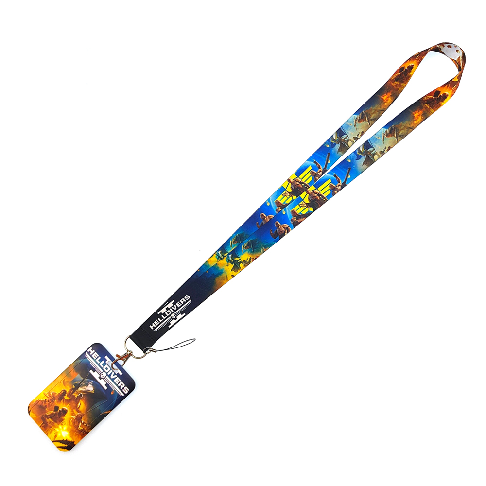 Street Game Helldivers 2 Lanyards for Keys - Polyester Key Holder