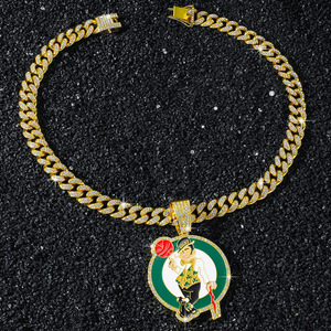 Nuevo Collar con Colgante Circular de Personajes de Dibujos Animados, Estilo Hip Hop, con Características Únicas, Collar para Hombre, Joyería de Moda - Product Image 4