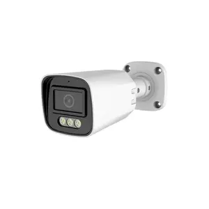 4 MP AcuSenseストロボライトと可聴警告電動バリフォーカルIP弾丸スマートAIネットワークカメラ