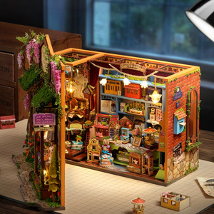 Kit de construction DIY Cottage en bois Royaume des contes de fées Édition spéciale Quinzième Anniversaire pour collectionneurs Boîte colorée - Product Image 2