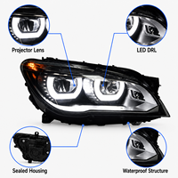 Feux avant à LED pour BMW F01 F02 Série 7 2009-2014 730i 735i 740i, ensemble de phares avec feux de jour, mise à niveau des feux avant