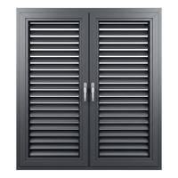 Fenêtres à battants en aluminium à cadre fin, design moderne, à rupture de pont thermique, insonorisées, vitrées, de luxe, pour résidences, avec persiennes