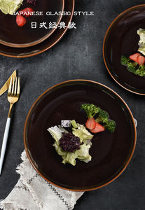 Juegos de vajilla de cerámica de estilo japonés personalizables, diseño creativo multicolor - Product Image 3