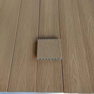 HDPE impermeabile fuori wpc decking alternativo in legno massello per esterno per piscina - Product Image 3