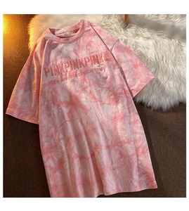 Camisetas Baratas con Letras Bordadas para Parejas, Camisetas de Manga Corta, Camisetas Holgadas de Verano para Estudiantes, Camisetas para Mujer - Product Image 4