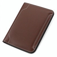 Dompet Pria Kulit Sapi Retro Guangzhou Factory RFID, Buka-Tutup, Pendek, Multi Kartu, Fashion Berkualitas Tinggi BANYANU