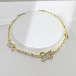 wholesale plata 925 silver Luxury Gold Plated Chain <b>Bracelet</b> chunky Geometric Everyday Wear <b>shell</b> tennis <b>bracelets</b> for girls - Product Image 1