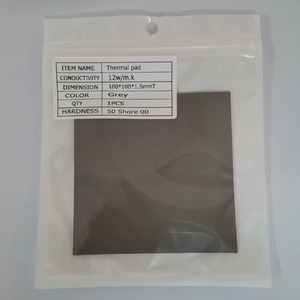 Coussin thermique KJ 100x100x1.5mm Gris 12W/m.k Silicone Dissipation de chaleur - Product Image 1