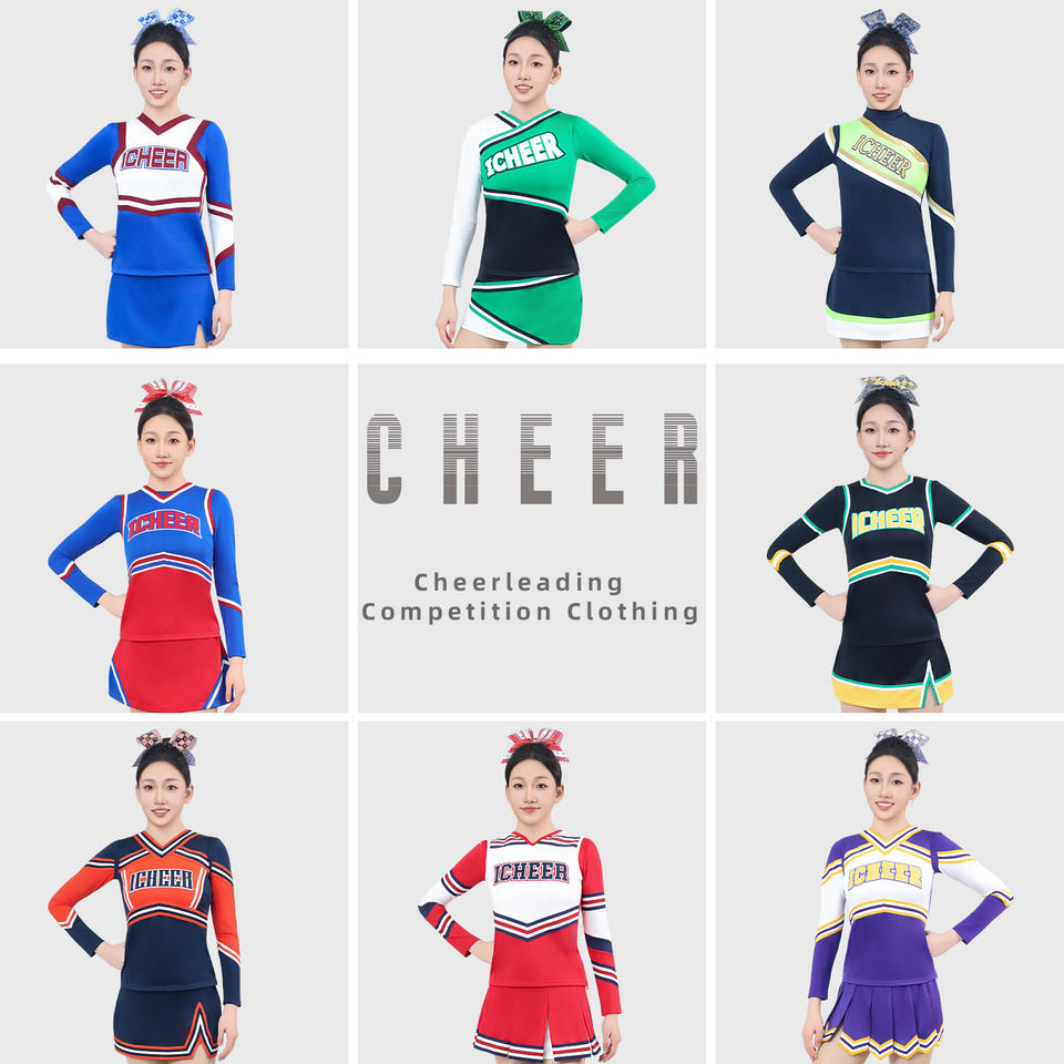 Custom Cheerleading Uniform for School Teams With Sublimated Lettering ...