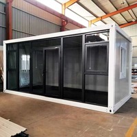 Maisons préfabriquées modulaires personnalisables à bas prix, mini-conteneurs de 40 pieds et 20 pieds, démontables, en kit, pour bureau à domicile