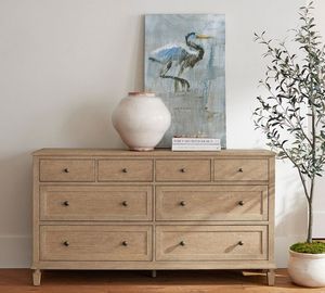 Meuble TV sur mesure pour la maison, <span class=keywords><strong>commode</strong></span> rustique en <span class=keywords><strong>bois</strong></span> <span class=keywords><strong>massif</strong></span> avec tiroirs, meuble de rangement en <span class=keywords><strong>bois</strong></span>, <span class=keywords><strong>commode</strong></span> Sausalito à 8 tiroirs pour la <span class=keywords><strong>chambre</strong></span> à coucher - Product Image 1