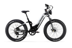 Cyrusher <span class=keywords><strong>Trax</strong></span> 2.0 52V Step-through Fatbike Air Shock Cadre en alliage d'aluminium Bafang Brushless Motor Lithium Battery Dropship Ebike - Product Image 3