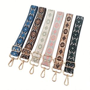 Nouveau 3.8Cm Couleur Jacquard Large Épaule Réglable Bandoulière Long Sac À Main Accessoires Sangle De Remplacement - Product Image 2
