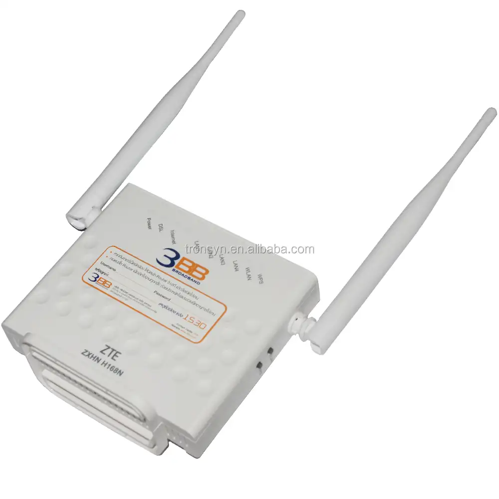 ZTE ZXHN H168N 300Mbps 4ポートVDSL/ADSL2ワイヤレスモデムADSLルーター (外部アンテナ付き)