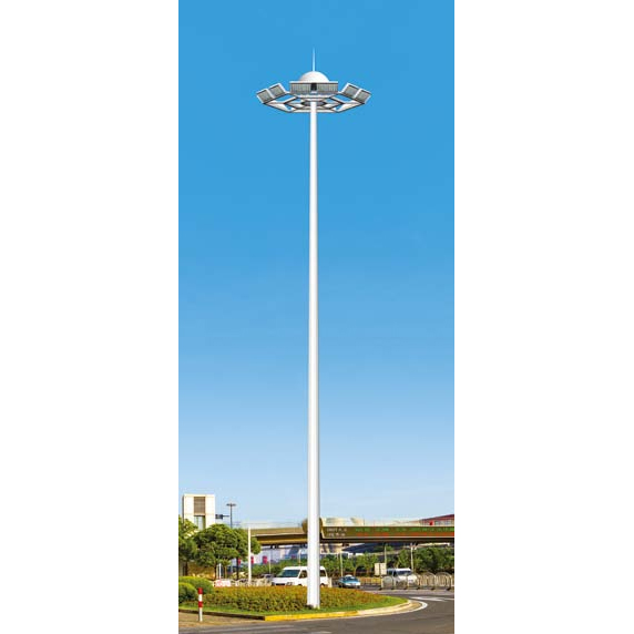 Outdoor Lighting 20m 25m 30m Hot Sales Round Lamp Steel High Mast Pole