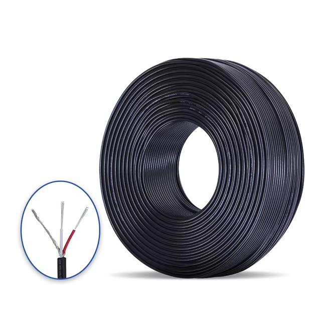 2547 Ground Wound 2 Core Multi Core Aluminum Foil Audio Signal Cable Braid 26awg 24awg Shielded Tinned 2547 Shielded Cable