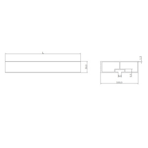 Nouveau système de protection latérale pour camion, profil en aluminium, cadre horizontal, finition anodisée argentée, pièce de rechange - Product Image 4