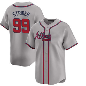 Jersey Baseball Amerika Grosir Pria Jersey Atlanta Custom 23 HARRIS 27 RILEY Rajutan Bordir Padat Berkualitas Tinggi - Product Image 3