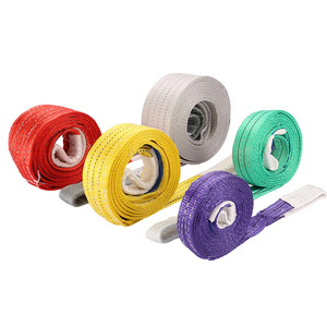 100% Polyester nâng dây đai Webbing <span class=keywords><strong>Sling</strong></span> Eye-Eye Duplex Webbing <span class=keywords><strong>Sling</strong></span> 30 tấn phẳng Webbing cáp treo - Product Image 3