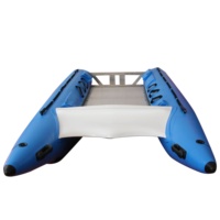 Thundercat Aluminium Floor Sport Yacht Hypalon PVC Catamaran Gonflable pour Extérieur Dérive Voilier Course Catamaran à Vendre