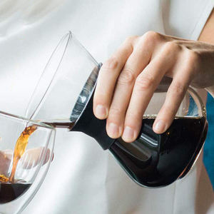 Verser sur la <span class=keywords><strong>cafetière</strong></span>, <span class=keywords><strong>cafetière</strong></span> élégante avec Carafe en verre, <span class=keywords><strong>filtre</strong></span> <span class=keywords><strong>Permanent</strong></span> en acier inoxydable - Product Image 1