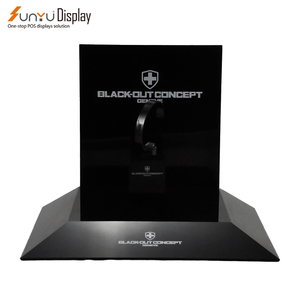 Sunyu truy cập cửa hàng bán lẻ sang trọng Acrylic đồng hồ hiển thị đứng tùy chỉnh hiển thị đứng giá cho đồng hồ - Product Image 2