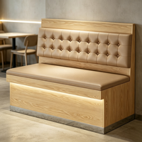 Meubles de salle à manger, tables et chaises pour restaurant, banquette simple facile à nettoyer pour restaurant de nouilles, robuste