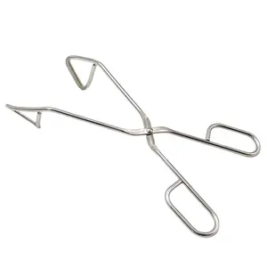 Pinza per servire cibo morsetti per clip per barbecue in acciaio inossidabile pinze per alimenti forbici per friggere pinze per servire cibo morsetti per clip per barbecue cucina t