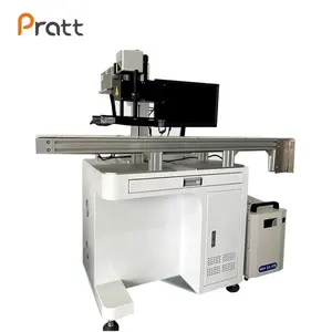 Co2 Flying Fiber Laser Marking Ccd Visual Positioning Laser Coding Machine for Embroidery Badges Textile Fabric Cloth Label