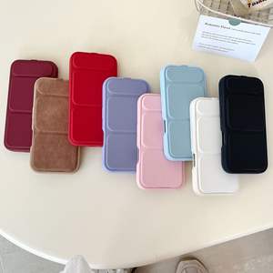 Funda con soporte plegable tipo flip para iPhone 17, funda magnética simple para 16PRO, funda protectora de cobertura total para 15PRO - Product Image 5