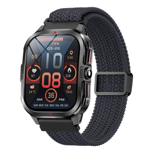 2025 MK98 <b>Smartwatch</b> Outdoor Waterproof IP67 <b>with</b> 100+ Sport Modes Flashlight BT Calling Heart Rate Monitor Sleep Tracker - Product Image 2