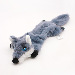 Giocattolo Sonoro per Cani in Peluche Effetto Pelle, a Forma di Volpe, Lupo, Scoiattolo, Resistente, per la Dentizione e da Masticare, per Cani di Taglia Media e Grande - Product Image 5