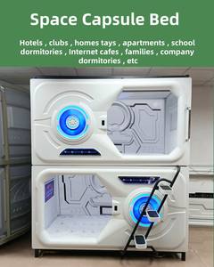 Capsula per <span class=keywords><strong>Dormire</strong></span> Moderna Tipo Space Pod Costruzione Durevole in Metallo ed Ecologica in ABS Sicura per Hotel Dormitori Negozi - Product Image 6
