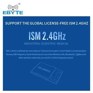 Ebyte OEM ODM E01-2G4M27S Small size 27dBm Built-in PCB antenna 2.4GHz SMD Module nRF24L01P Wireless Module - Product Image 3