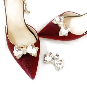 Venta caliente <span class=keywords><strong>de</strong></span> Metal boda superior zapato decoración señoras DIY Bowknot zapato decoración Clip <span class=keywords><strong>para</strong></span> <span class=keywords><strong>zapatos</strong></span> <span class=keywords><strong>de</strong></span> mujer - Product Image 1