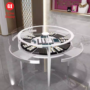 Conception 3D personnalisée de vitrine de magasin d'or et de diamants, aménagement de magasin de bijoux, meilleur design d'intérieur pour magasin d'or - Product Image 6