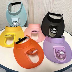 Gorra Visera Ancha con Protección UV, Sombrero para el Sol con Ventilador Recargable por USB, Visera para el Sol de Verano para Hombres y Mujeres - Product Image 1