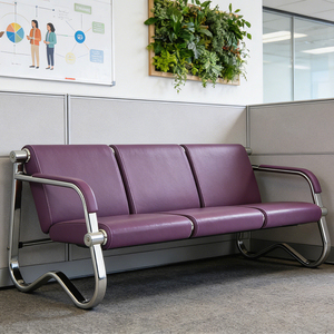 Chaises de salle d'attente médicales de luxe nouvellement conçues pour les halls d'aéroport, bancs de salle d'attente pour visiteurs de bureau de luxe - Product Image 5